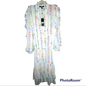 BCBG Maxi Floral Dress - NEW WITH TAGS